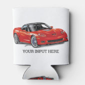 LEGENDARY ZR-1 AUTOMOBILE ART CAN COOLER (Achterkant)