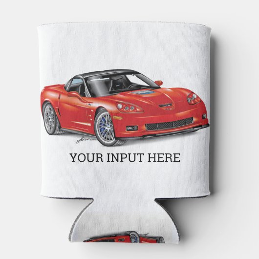 LEGENDARY ZR-1 AUTOMOBILE ART CAN COOLER (Achterkant)