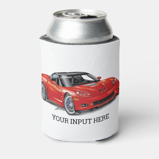 LEGENDARY ZR-1 AUTOMOBILE ART CAN COOLER (Blikje Achterkant)
