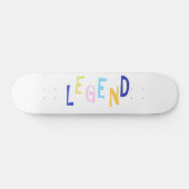 legendawoordkunst persoonlijk skateboard (Horizontaal)