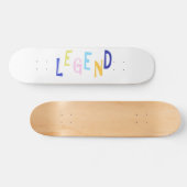 legendawoordkunst persoonlijk skateboard (Horizontaal)