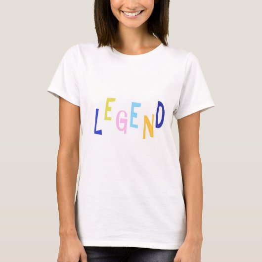 legendawoordkunst t-shirt (Voorkant)