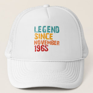 Legende 1965 60e verjaardagscadeaus voor mannen vr trucker pet