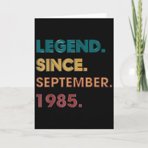 Legende 1985 40e verjaardagscadeaus voor mannen vr kaart