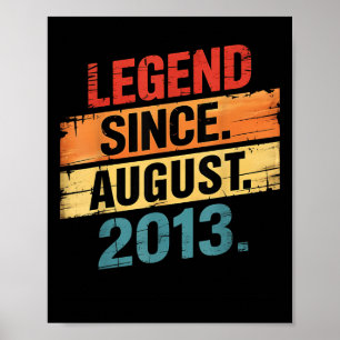 Legende 2013 12e verjaardagscadeaus voor jongen me poster