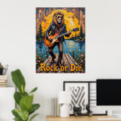 Legende aan het Meer: Leeuwenanthem Poster (Thuiskantoor)