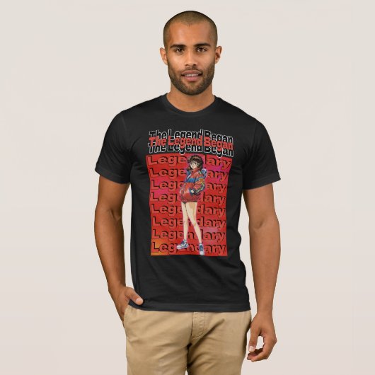 Legende begon t-shirt (Voorkant volledig)
