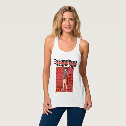 Legende begon tanktop (Volledige Voorkant)