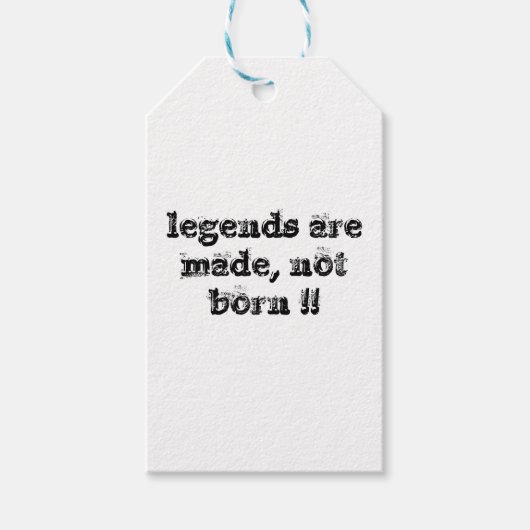 legende CUSTOM Cadeaulabel (Voorkant)