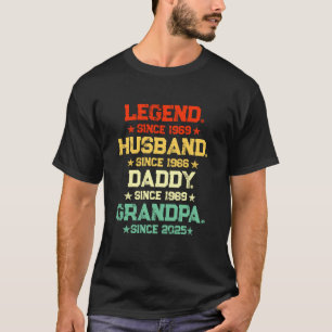 Legende echtgenoot papa opa sinds jaar en dag t-shirt