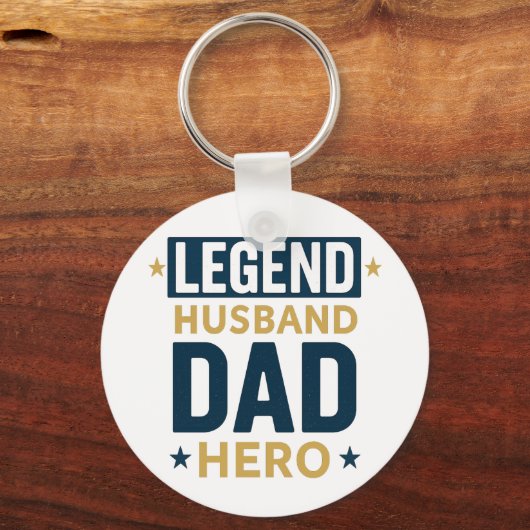 Legende echtgenoot vader held sleutelhanger (Achterkant)