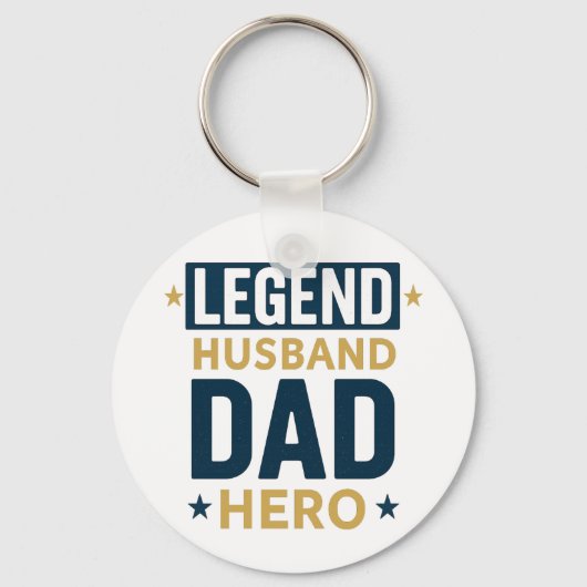 Legende echtgenoot vader held sleutelhanger (Achterkant)