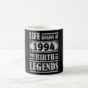 Legende Geboren in 1994 Retro Vintage Verjaardagsc Koffiemok