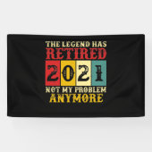 Legende heeft 2021 niet meer in beslag genomen spandoek (Horizontaal)