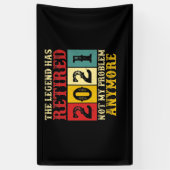 Legende heeft 2021 niet meer in beslag genomen spandoek (Verticaal)