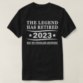 Legende heeft 2023 uitgehaald, Mannen en vrouwelij T-shirt (Design voorkant)