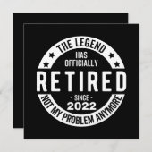 Legende heeft officieel in ruste getreden in 2022 advieskaart (Voorkant / Achterkant)