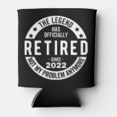 Legende heeft officieel in ruste getreden in 2022 blikjeskoeler (Voorkant)