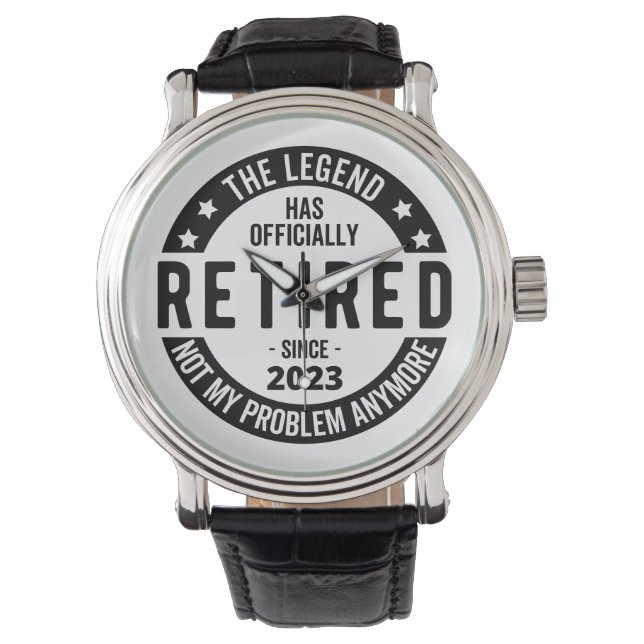 Legende heeft officieel in ruste getreden in 2023 horloge (Voorkant)