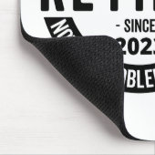 Legende heeft officieel in ruste getreden in 2023 muismat (Hoek)