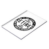 Legende heeft officieel in ruste getreden in 2023 notitieboek (Linkerzijde)