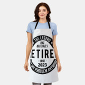 Legende heeft officieel in ruste getreden in 2023 schort (Gedragen)