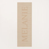 Legende houtextuur yogamat (Achterkant)