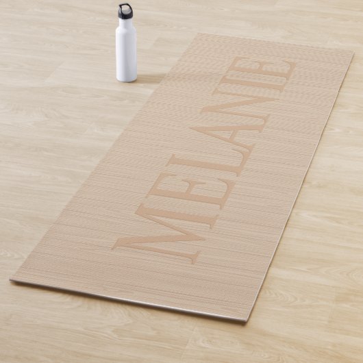 Legende houtextuur yogamat (In situ)