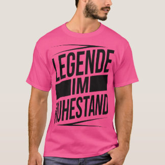 Legende im ruhestand zwart t-shirt