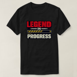 Legende in Uitvoering Grunge Motiverende Kunst T-shirt
