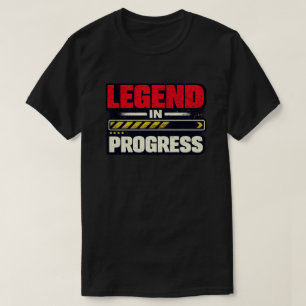 Legende in Uitvoering Grunge Motiverende Kunst T-shirt