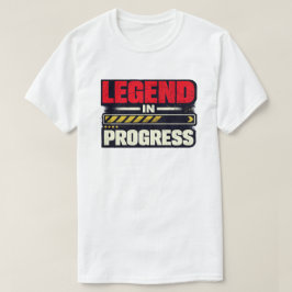 Legende in Uitvoering Grunge Motiverende Kunst T-shirt