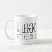 Legende is in 2021 in ruste koffiemok (Links)