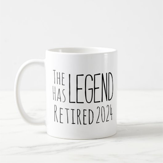 Legende is in 2024 in ruste koffiemok (Links)