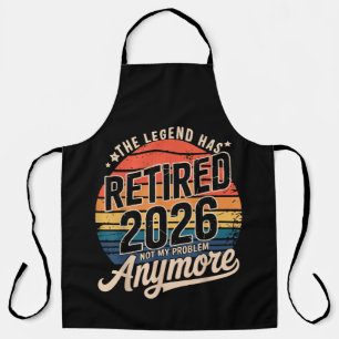 Legende is met pensioen 2026 Niet meer mijn proble Schort