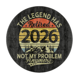 Legende is met pensioen 2026 Niet mijn probleem Snijplank