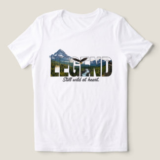 Legende Nog steeds wild van hart Outdoor Grafisch Tri-Blend Shirt