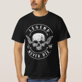 Legende nooit sterven 1986 t-shirt (Voorkant)