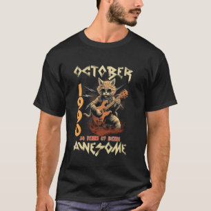 Legende oktober 1990 34ste verjaardags klassieke k t-shirt