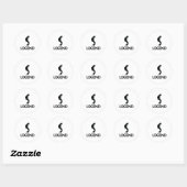 Legende Ronde Sticker (Vel)