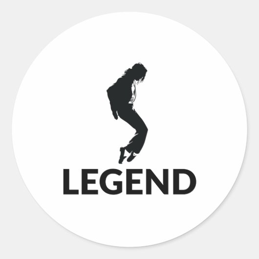 Legende Ronde Sticker (Voorkant)
