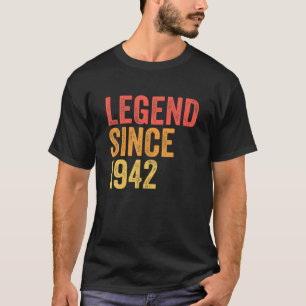 Legende sinds 1942 Funny 79 jaar oud 79e verjaarda T-shirt