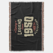 Legende sinds 1950: Birthday Gift Deken (Voorkant Verticaal)