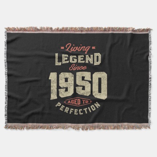 Legende sinds 1950: Birthday Gift Deken (Voorkant)