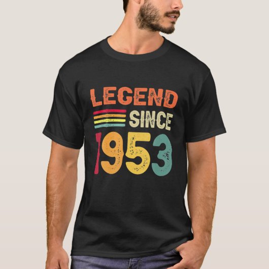 Legende sinds 1953 70e verjaardag 70 jaar T-shirt (Voorkant)