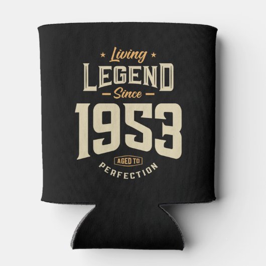 Legende sinds 1953 70e verjaardag blikjeskoeler (Achterkant)