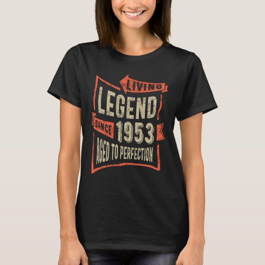 Legende sinds 1953: Birthday Gift T-shirt (Voorkant)