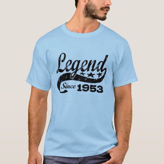 Legende sinds 1953 t-shirt (Voorkant)