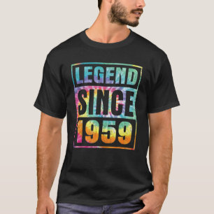 Legende sinds 1959 63 jaar oud 63e Stropdas D T-shirt