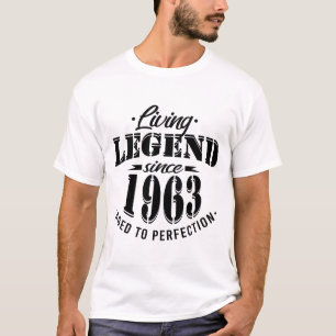 Legende sinds 1963 gezegden t-shirt